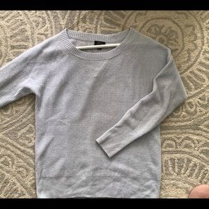 Waffle cashmere sweater